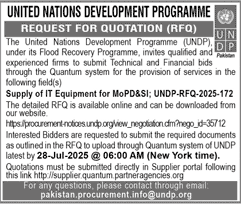 United Nations Development Programme Tender Notice